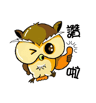 フクロウと美代子の日常（個別スタンプ：5）