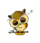 フクロウと美代子の日常（個別スタンプ：6）