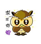フクロウと美代子の日常（個別スタンプ：7）