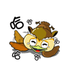 フクロウと美代子の日常（個別スタンプ：13）