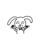 Sinister smile rabbit（個別スタンプ：3）