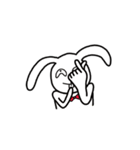 Sinister smile rabbit（個別スタンプ：17）