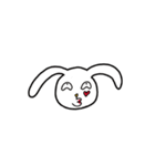 Sinister smile rabbit（個別スタンプ：27）