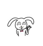 Sinister smile rabbit（個別スタンプ：30）
