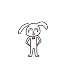 Sinister smile rabbit（個別スタンプ：38）