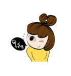 Hungry Fat Girl Thai V.01（個別スタンプ：5）