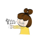 Hungry Fat Girl Thai V.01（個別スタンプ：9）