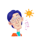 Greetings from uncle .（個別スタンプ：7）