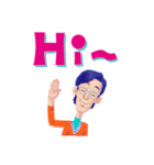 Greetings from uncle .（個別スタンプ：15）