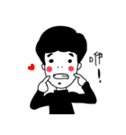interesting cute boy new（個別スタンプ：7）