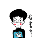 interesting cute boy new（個別スタンプ：9）