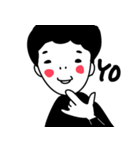 interesting cute boy new（個別スタンプ：19）