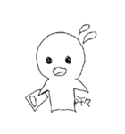 素朴な人間たち（個別スタンプ：4）
