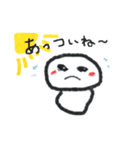 笑う雪だるま（個別スタンプ：1）