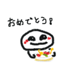 笑う雪だるま（個別スタンプ：15）
