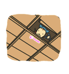 忍者ねこと友達のねずみ小僧（個別スタンプ：8）