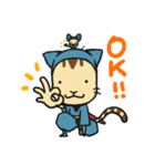 忍者ねこと友達のねずみ小僧（個別スタンプ：39）