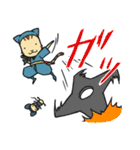 忍者ねこと友達のねずみ小僧（個別スタンプ：40）