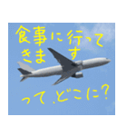 飛行機のつぶやき001（個別スタンプ：13）