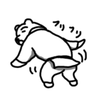 karate white bear 3（個別スタンプ：4）