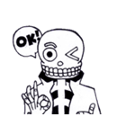 So..the skeleton ！！！（個別スタンプ：1）