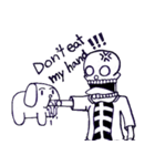 So..the skeleton ！！！（個別スタンプ：6）