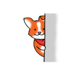 働くウェルシュ・コーギー（個別スタンプ：9）
