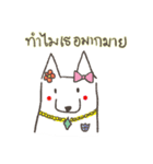 White-collar dog（個別スタンプ：17）