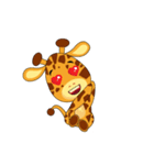 Here's Cute giraffe（個別スタンプ：5）