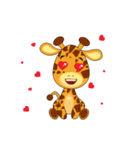 Here's Cute giraffe（個別スタンプ：15）