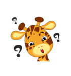 Here's Cute giraffe（個別スタンプ：18）