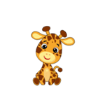 Here's Cute giraffe（個別スタンプ：23）