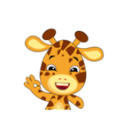 Here's Cute giraffe（個別スタンプ：27）