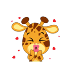 Here's Cute giraffe（個別スタンプ：28）
