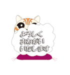 チャトラねこの一日（個別スタンプ：3）