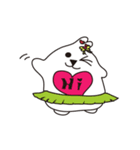 Little fat rabbit miracle（個別スタンプ：6）