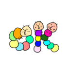 いもむしくんの日常スタンプ（個別スタンプ：3）