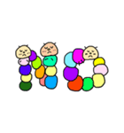 いもむしくんの日常スタンプ（個別スタンプ：4）