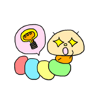 いもむしくんの日常スタンプ（個別スタンプ：21）