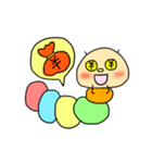 いもむしくんの日常スタンプ（個別スタンプ：23）