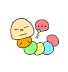 いもむしくんの日常スタンプ（個別スタンプ：30）