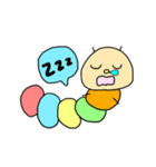 いもむしくんの日常スタンプ（個別スタンプ：35）