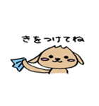 たれ耳うさぎのぷーちゃん2（個別スタンプ：4）