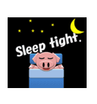 ブタさんの日常挨拶（個別スタンプ：3）