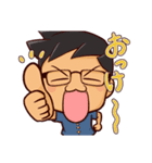 閉店時間まで奮闘する人達（個別スタンプ：1）