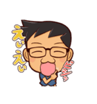 閉店時間まで奮闘する人達（個別スタンプ：9）