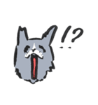 灰猫スタンプ（個別スタンプ：6）