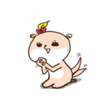 Cute OL Otter（個別スタンプ：4）