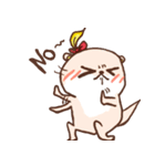 Cute OL Otter（個別スタンプ：8）