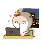 Cute OL Otter（個別スタンプ：9）
